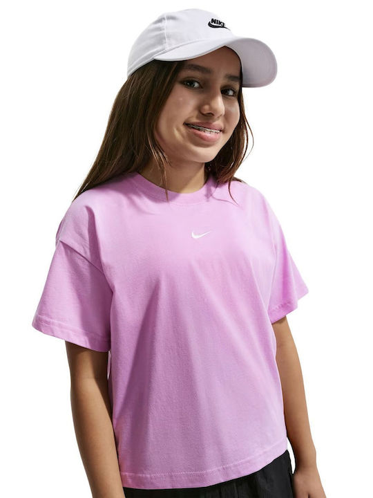 Nike Παιδικό T-shirt Ροζ