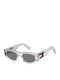 Tommy Hilfiger Unisex Sunglasses With Transparent Frame And Grey Lens Tj0087/S 900/52