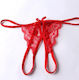 Sexy Lace Thong Red
