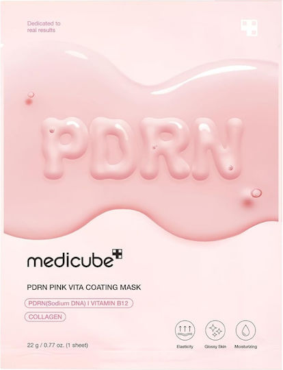 Medicube Pdrn Pink Vita Coating Jelly Mask 22gr