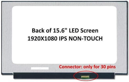 Лаптоп Екран 15.6" IPS 1920x1080 Матов 30 Щифта За Laptop N156HCA-EA3, N156HCA-EBB, N156HCA-EAB, N156HCA-EAA N156HCA-EAB