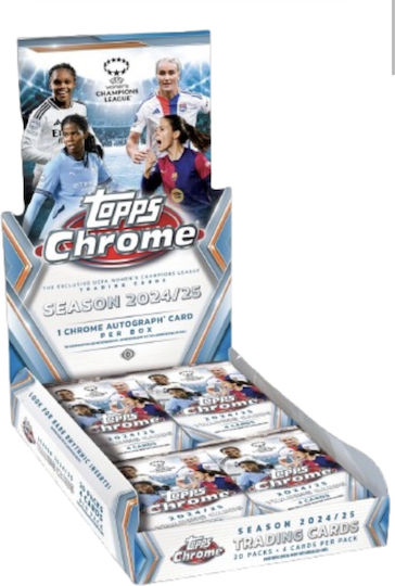 Topps Chrome Uefa Women Champions League 2024/25 Hobby Box