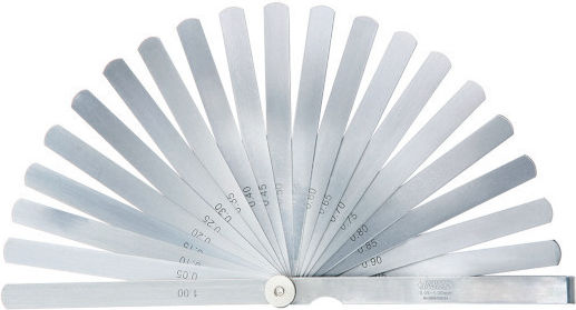 Insize Filtru Reglaj Supape Motor Auto 20 Foi (0.05 - 1.00mm)