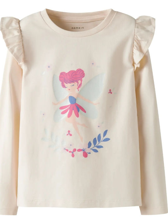 Kids' Shirt Long Sleeve Beige