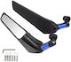 Raistar Motorcycle Mirrors 2pcs Blue
