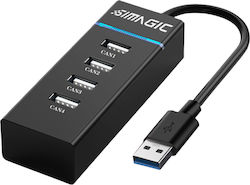 Simagic USB Hub 4 Θυρών (USB-A) Simagic USB Hub 4 Θυρών (USB-A)