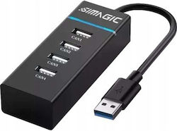 Simagic USB Hub 4 Θυρών (USB-A) Simagic USB Hub 4 Θυρών (USB-A)
