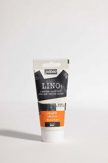 Linocut Water Ink 80ml Orange