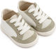 Babywalker Christening Leather Sneakers White/Mint