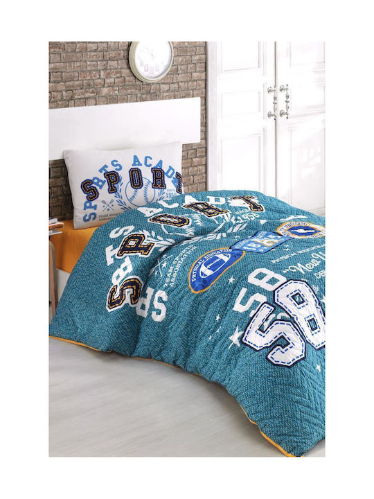 Set Four Seasons Duvet Cover Athletic Mint for Kids and Teens 180x230 cm