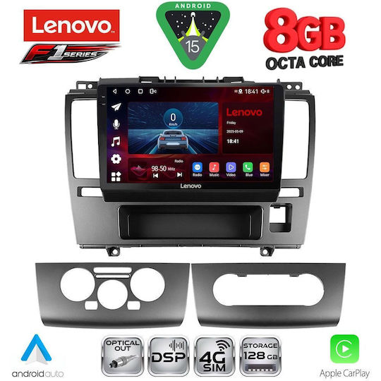 Lenovo Car Audio System for Nissan Tiida 2004 (Bluetooth/USB/WiFi/GPS/Apple-Carplay/Android-Auto) with Touch Screen 9"