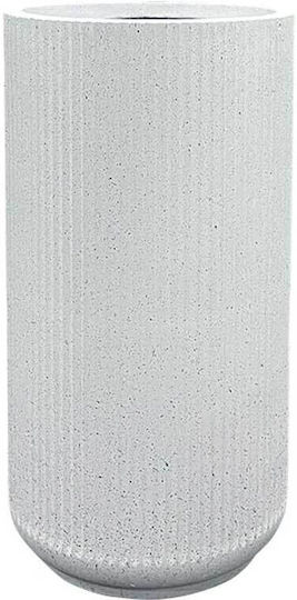 Marhome Κασπώ Fiberglass Λευκό 33x33x63εκ.