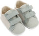 Babywalker Turquoise Baptism Leather Soft Sole Sneakers