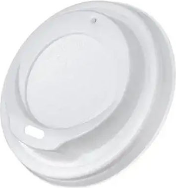 Καπακι Πιπιλα Λευκη 8oz 12oz 80mm 100τμχ