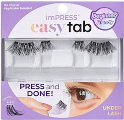Kiss ImPRESS Easy Tab Press-On Demi Wispy Black 4 Pieces Kiss ImPRESS Easy Tab Press-On Demi Wispy Black 4 Pieces
