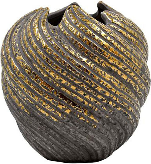 Fylliana Decorative Vase Fl3229 Gray 18x19cm