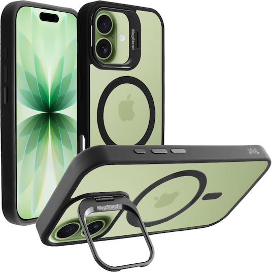 Idol 1991 Magstand Задна корица Силикон Прозрачен (iPhone 17)