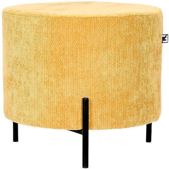 Stool For Living Room Lux Mustard 46x46x43cm
