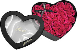 Aph Box Heart 20 Roses 22x20x10cm