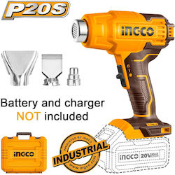 Ingco HGLI200251 Πιστόλι Θερμού Αέρα 20V