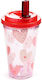Puckator Kinderflasche mit Strohhalm