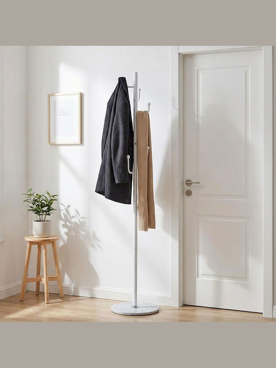 Cactus Cuiere de podea Metal Alb 37x37x175cm