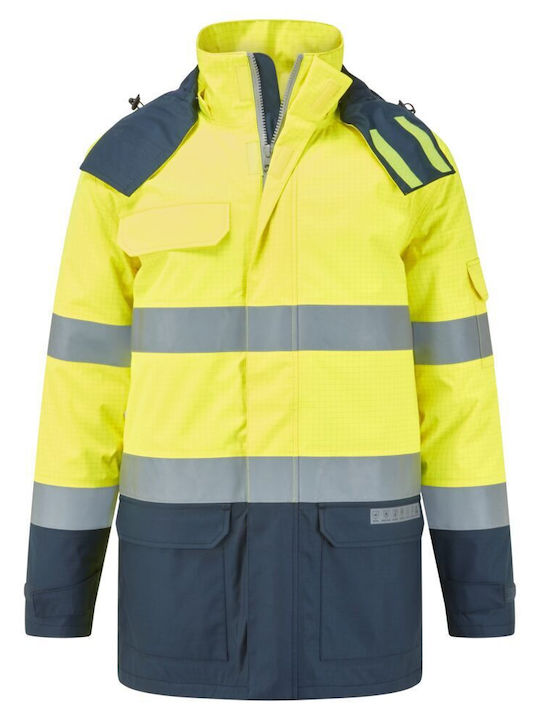 Portwest Работно Яке Рефлективно Work Gloves с Качулка Жълто