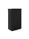 Costway Waste Bin Made of Stainless Steel with Sensor 60L Black