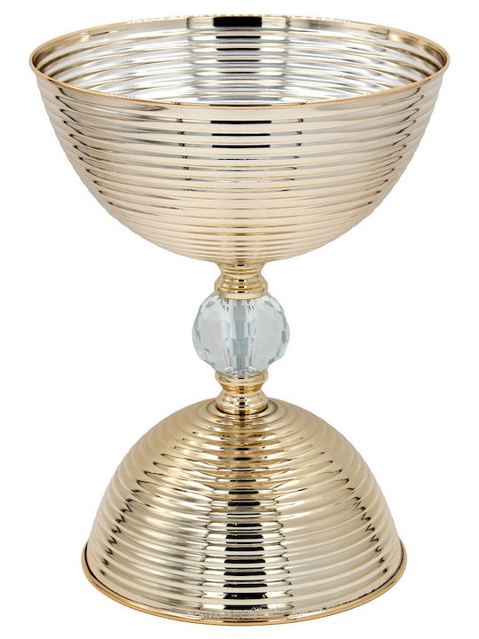 Keskor Decorative Bowl Gold 25x25x33cm