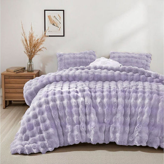Kraft World Husă de pătură Super-dublu 220x240cm Purple Kraft World Husă de pătură Super-dublu 220x240cm Purple