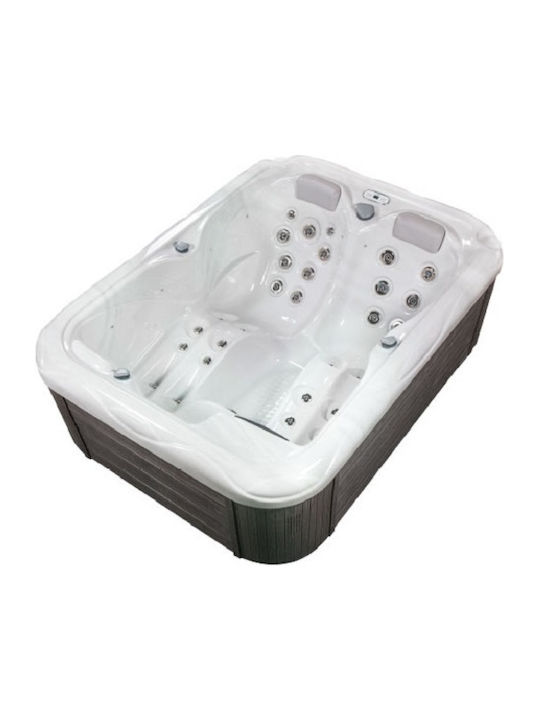 Wellis Acrylic Bathtub with Hydromassage 213x160cm