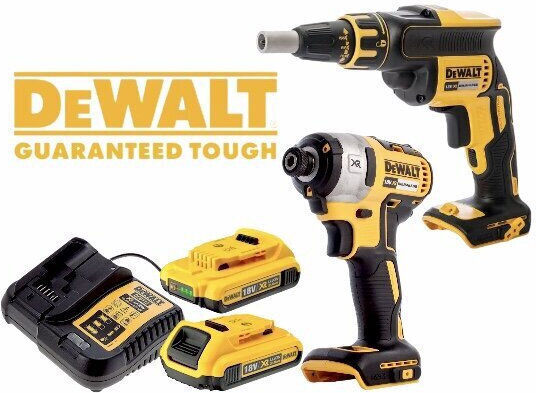 DEWALT DCK267M2 Сет Двигател за бормашина & Ударна машина 18V с батерии