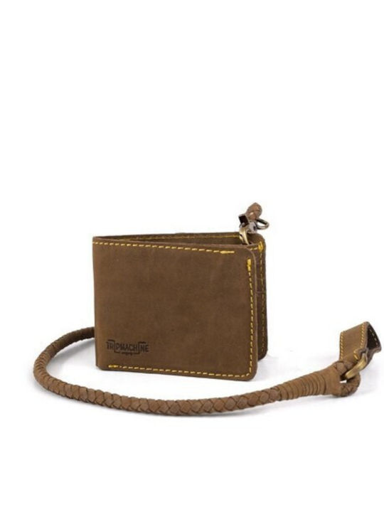 Guitarists Tobacco Leather Men's Wallet Classic Brown