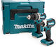 Makita DLX2180ZJ Сет Ударна бормашина & Ударна отвертка 18V с батерии и куфар
