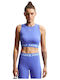 Cropped Tank Top Women's Athletic Crop Top Sleeveless Dri-Fit Purple