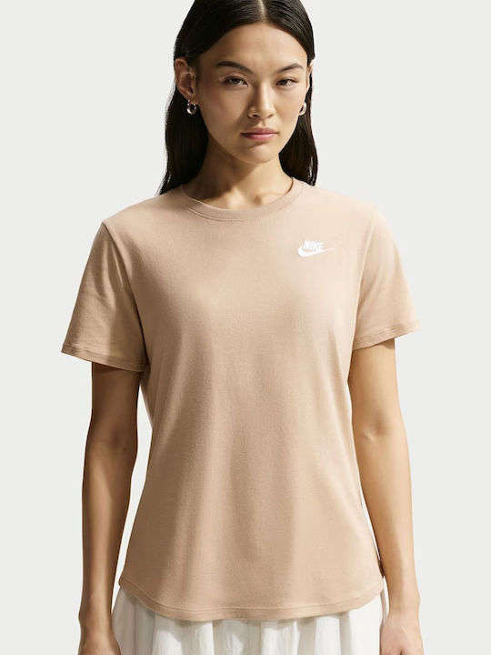 Nike Sportswear Damen Crop T-Shirt Beige