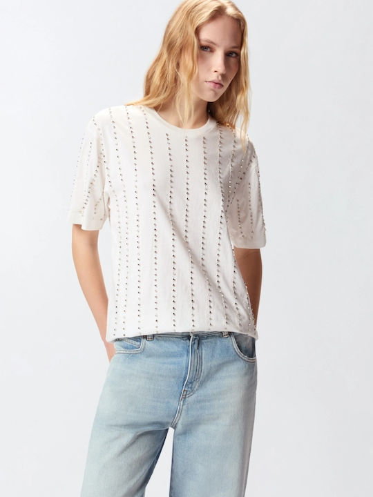Pinko T-Shirt Μπεζ