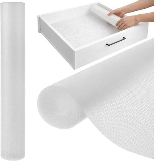 Suprafață Antiderapantă Pentru Dulapuri Și Sertare De Bucătărie Albă 500x50 Cm Ruhhy