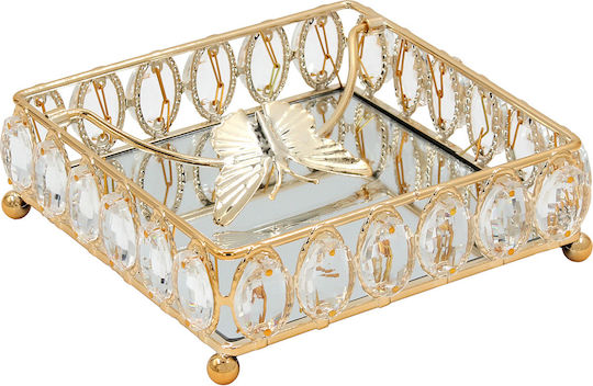 Keskor Serviettenhalter Gold 18x18x5.5cm 43205