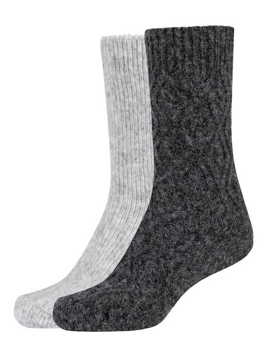s.Oliver Women's Socks Anthracite 2Pack
