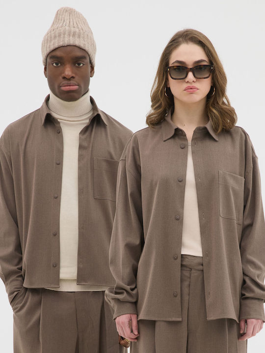 Long-sleeved Shirt Brown