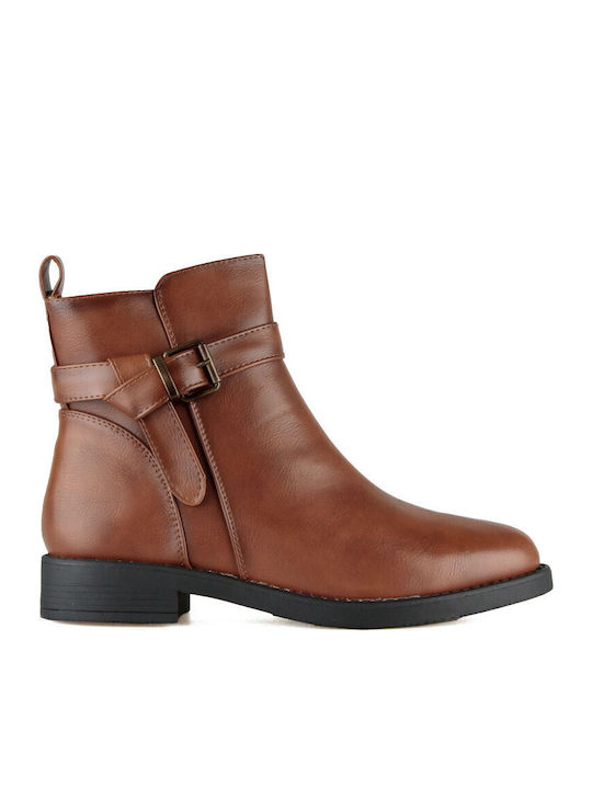 Stiefeletten Damen Braun
