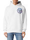 Hexagon Sweatshirt with Hood White