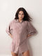 Women's Long Sleeve Shirt Cigar