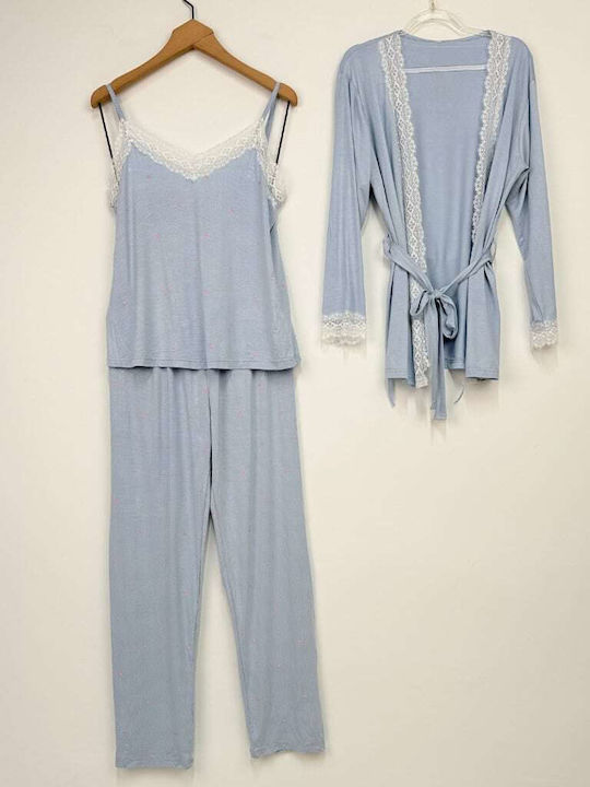 Sorrisino Summer Women's Pajama Set Cotton Ligh...