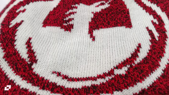 Beanie Unisex Beanie Knitted in Red color