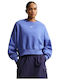 Sportswear Phoenix Μακρύ Γυναικείο Φούτερ Μπλε
