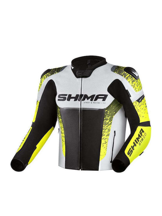 Shima Shima STR 2.0 Fluo Din piele Bărbați Geacă Multicolor Shima Shima STR 2.0 Fluo Din piele Bărbați Geacă Multicolor