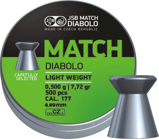 JSB Match Diabolo Light Weight Ποτηράκια (Pellets) Αεροβόλου