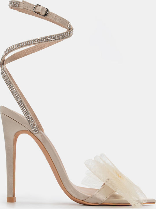 Luigi Sandals with Strass Gold